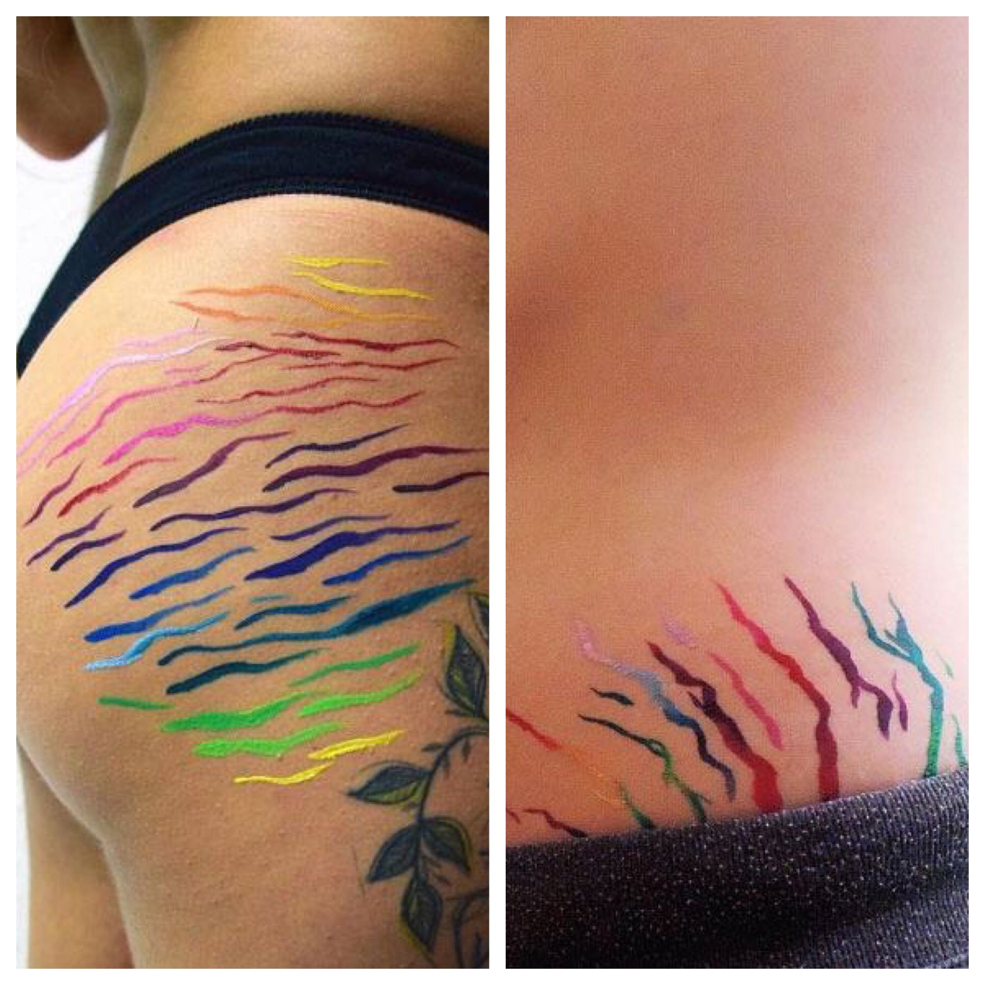 AMAZING TATTOOS TO COVER STRETCH MARKS  alexie