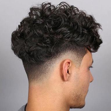Top 48 image taper fade with curly hair Top 48 image taper fade with curly hair