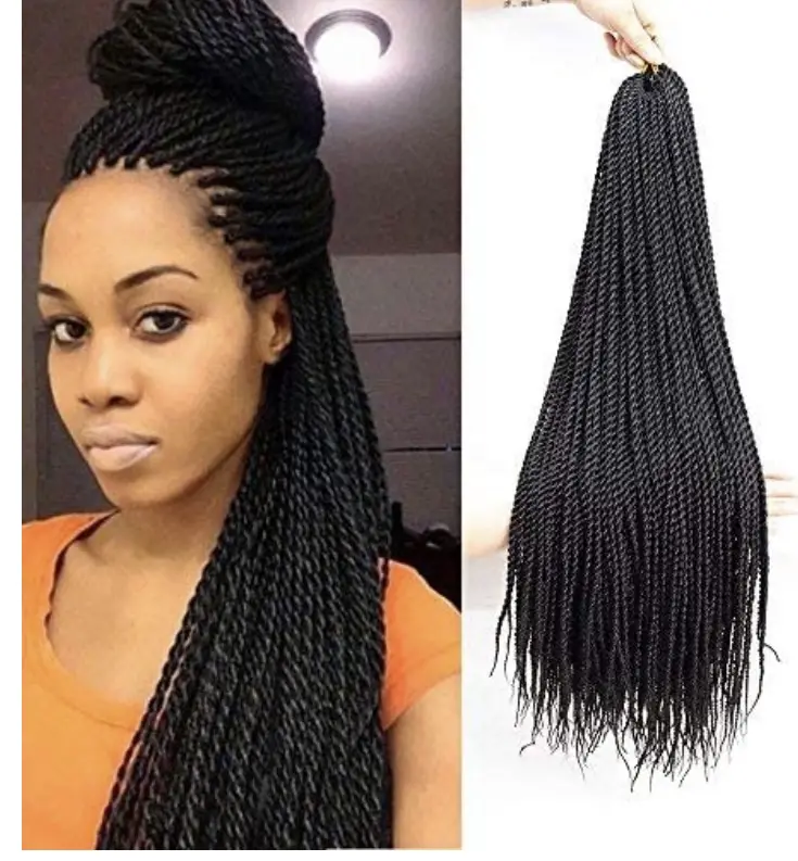 Senegalese crochet hair