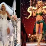 Britney spears costume as a sexy bride and the boa look