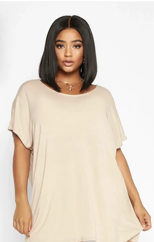 Cream colored Oversized lounge t-shirt 