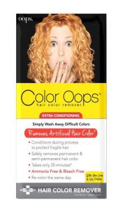 Color oops hair color remover