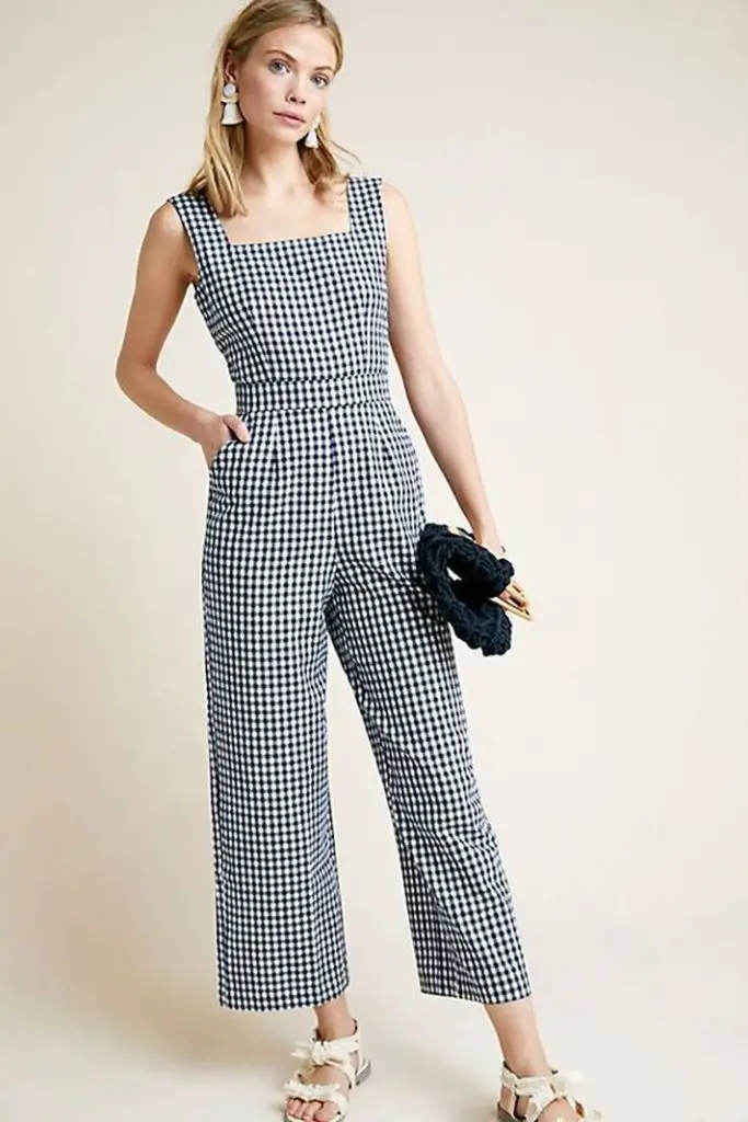 Gingham jumpsuits