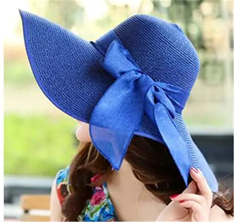 colored straw hat for women