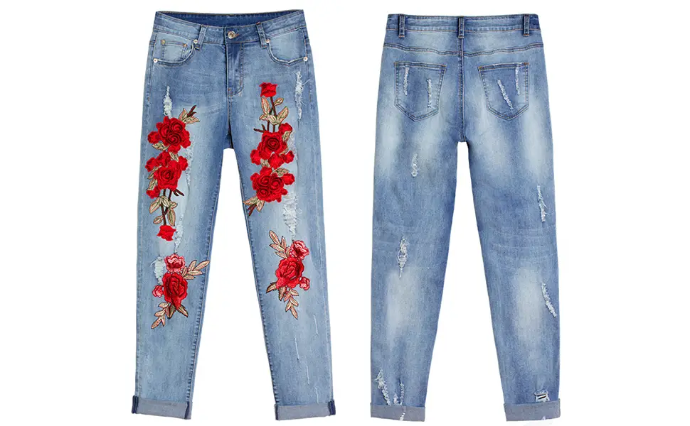 10 Best High Waisted Embroidered Jeans For Your Wardrobe - Curvy Girl ...