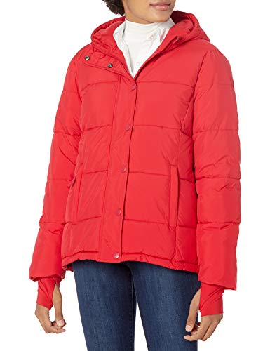 hooded puffer jacket women 