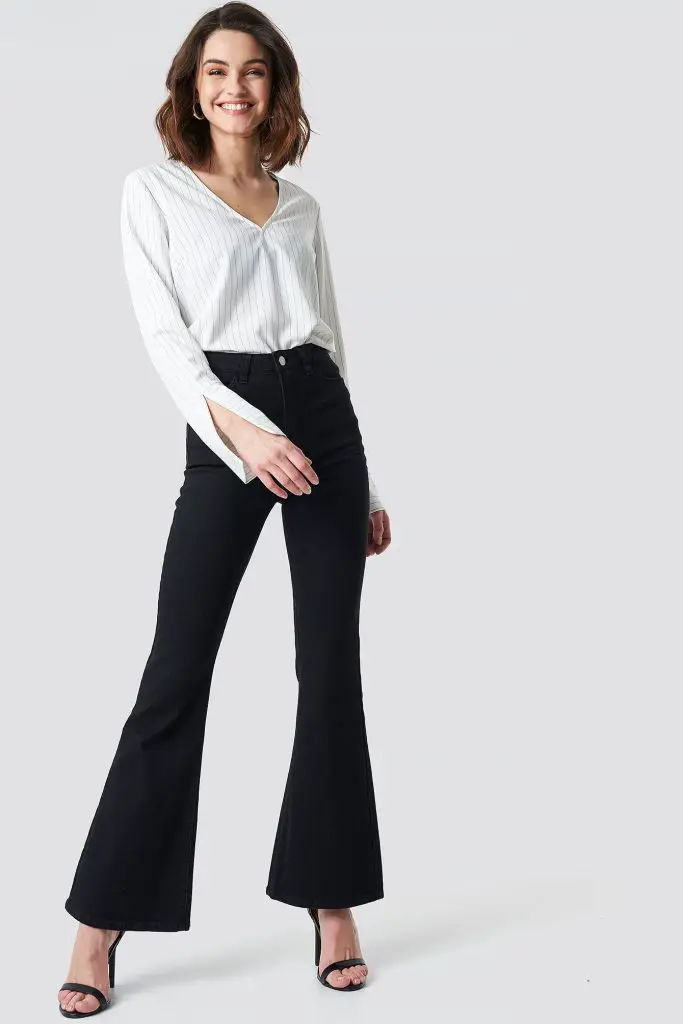 black bootcut jeans for women
