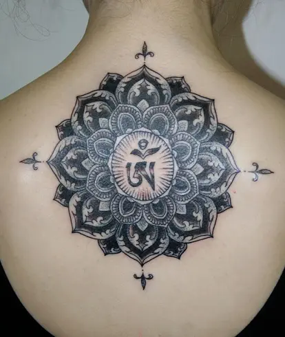 om tattoo design