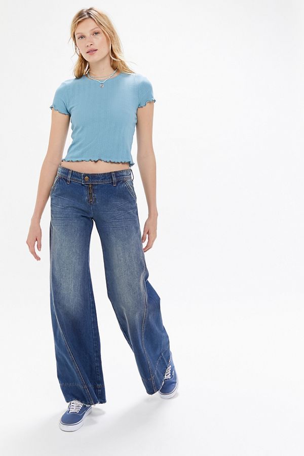 Wide leg jeans