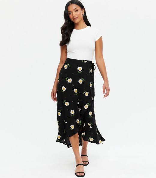 Midi warp skirt 