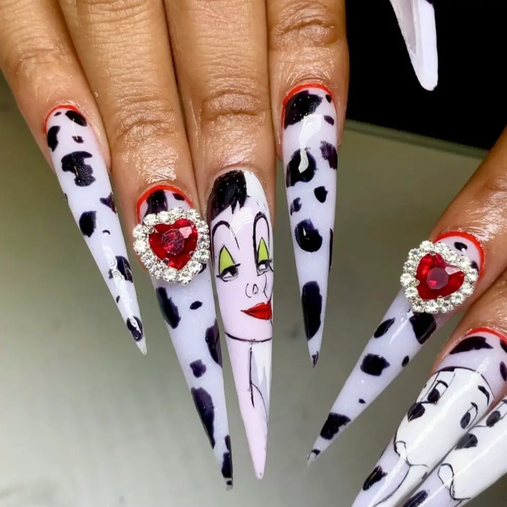 3d prints gel nail design 