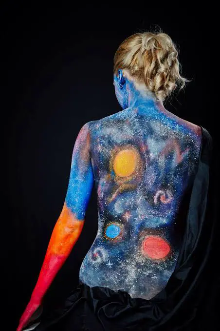 Galaxy body paint