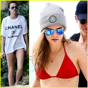 cara-delevingne-shows-off-new-chest-tattoo-in-barbados
