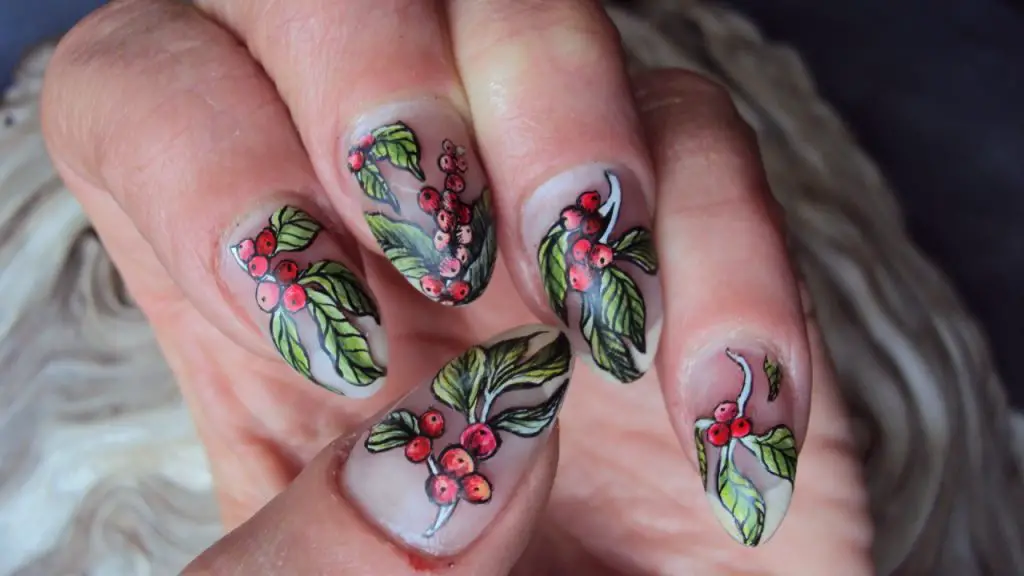 christmas nail designsivy nails- design