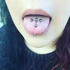 double snakes eyes piercing