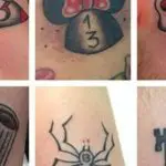 tiny Friday the 13th tattoos