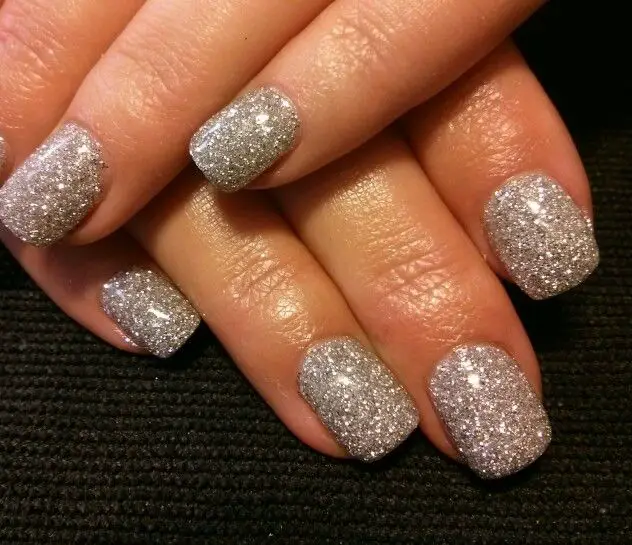 glitter gel nail designs
