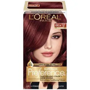 lóreal Paris superior preference red hair color 