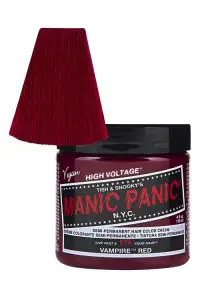 manic panic vampire red hair dye