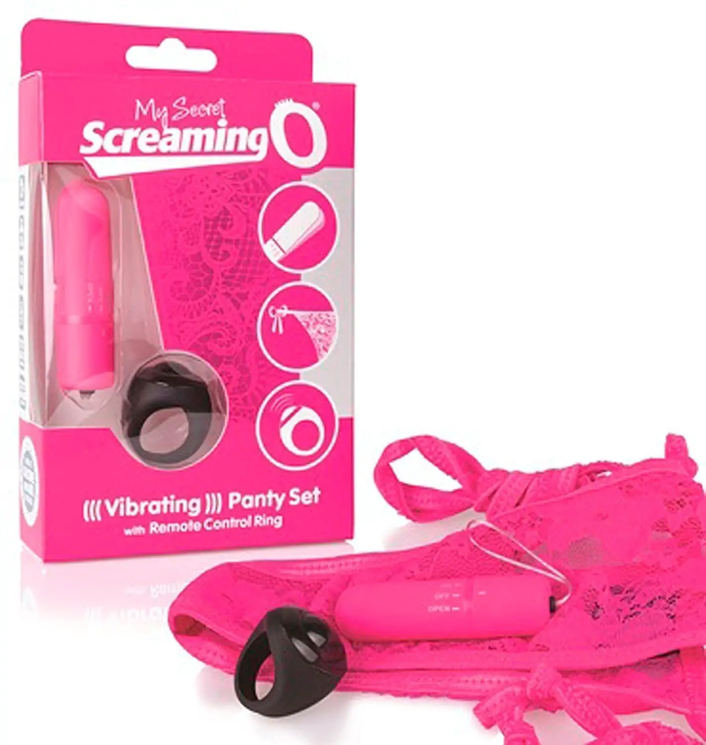 my secret screaming o hot pink remote control set