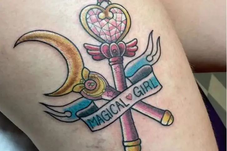 sailor moon Friday the 13th tattoo