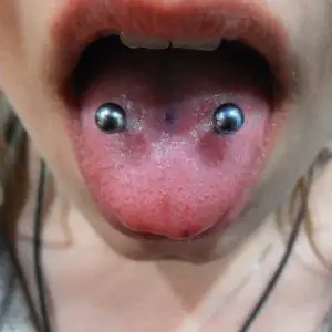 middle tongue placement spot jewelry