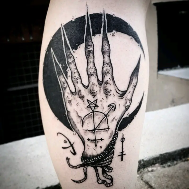 witchy tattoo for friday the 13th tattoos ideas