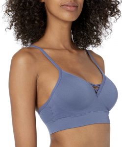 Mar cross cross open front cropped bralette 