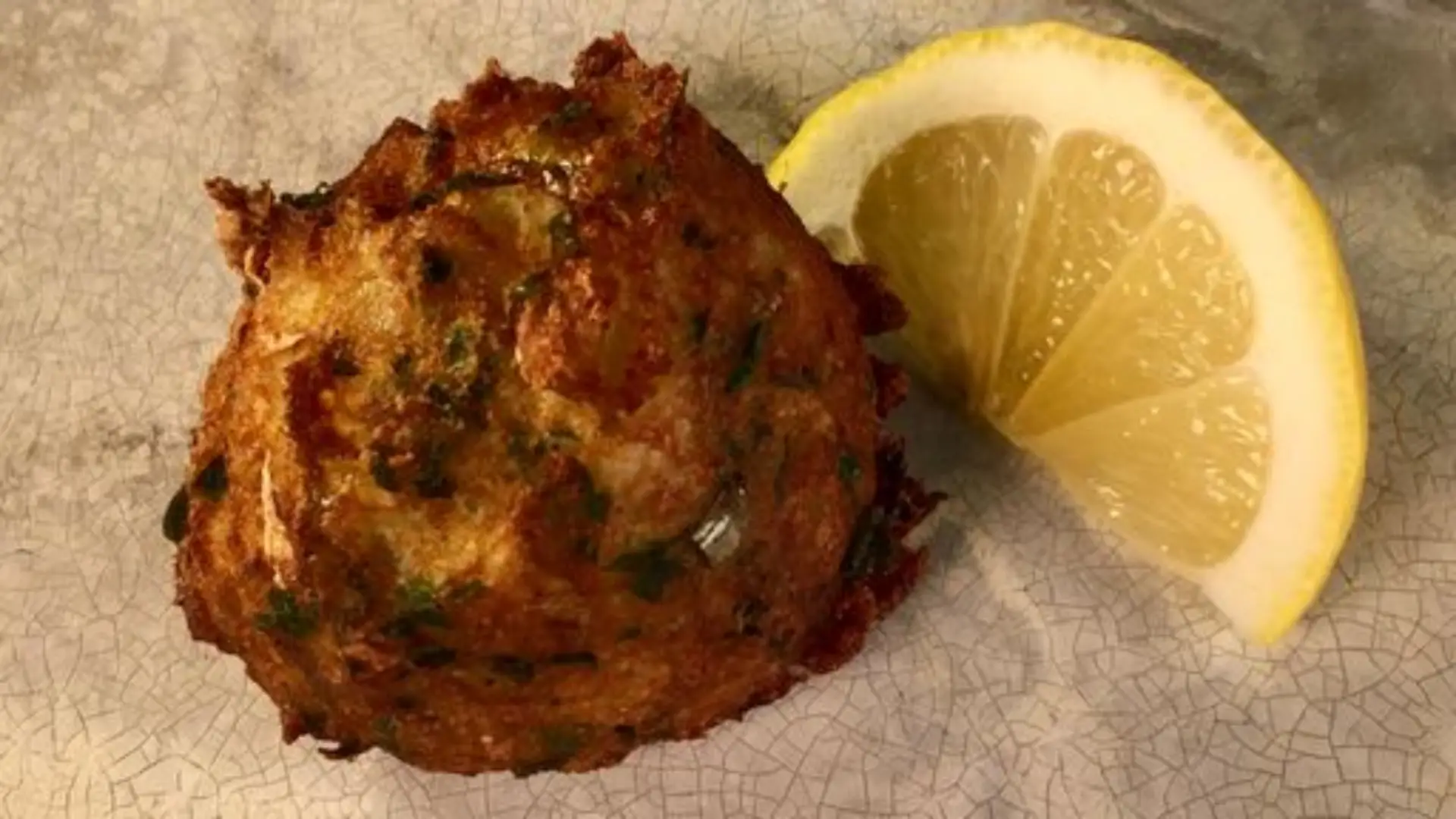 Portuguese salted codfish fritter by Carla hall