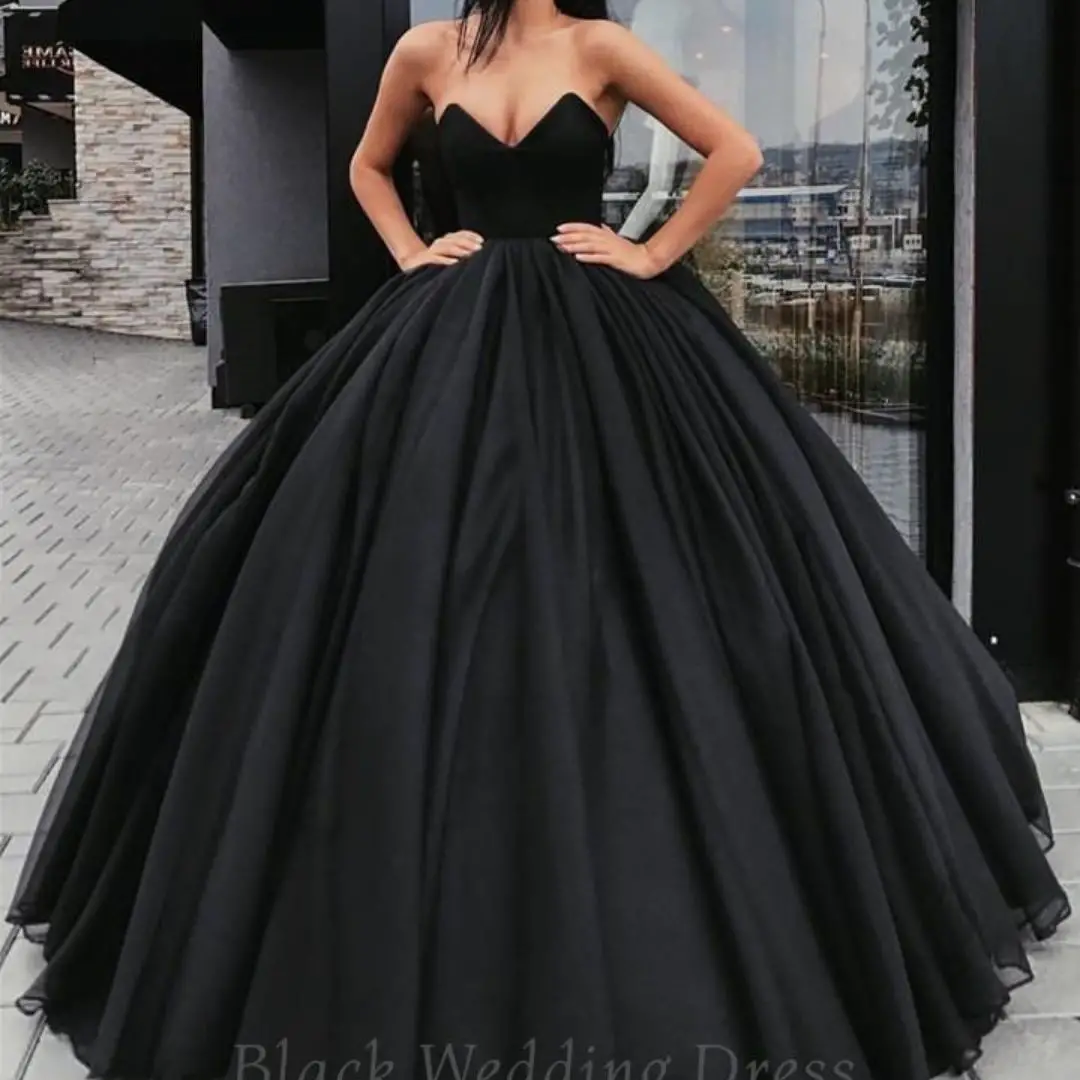 Black wedding dress 