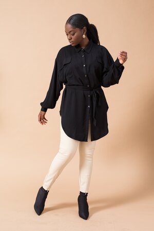 black carin top by Ibtihaj Muhammad