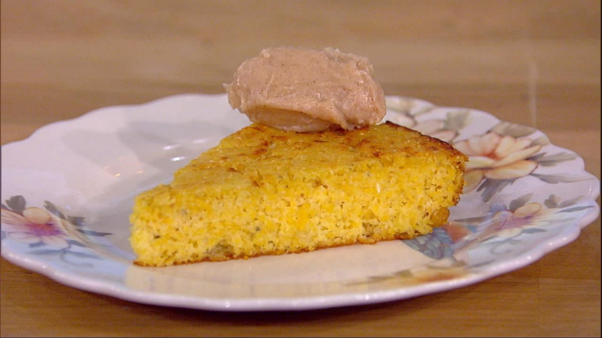 cornbread with cinnamon butter