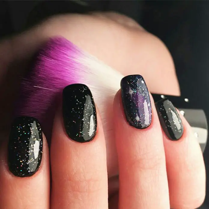 galaxy nails design