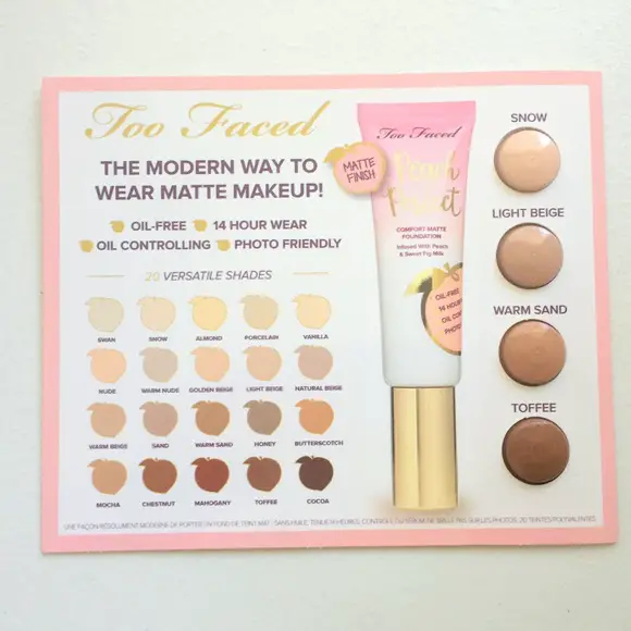 how to wear the peach perfect foundation