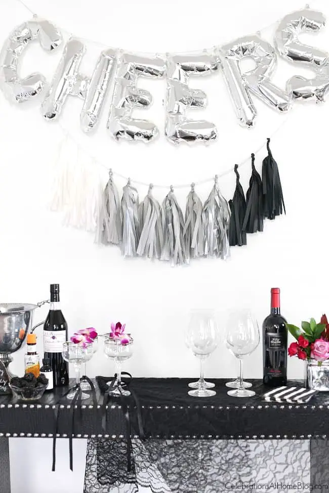 black cocktail party