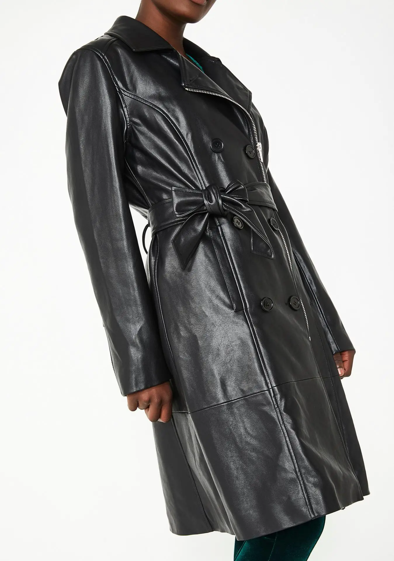blank nyc the punisher trench coat