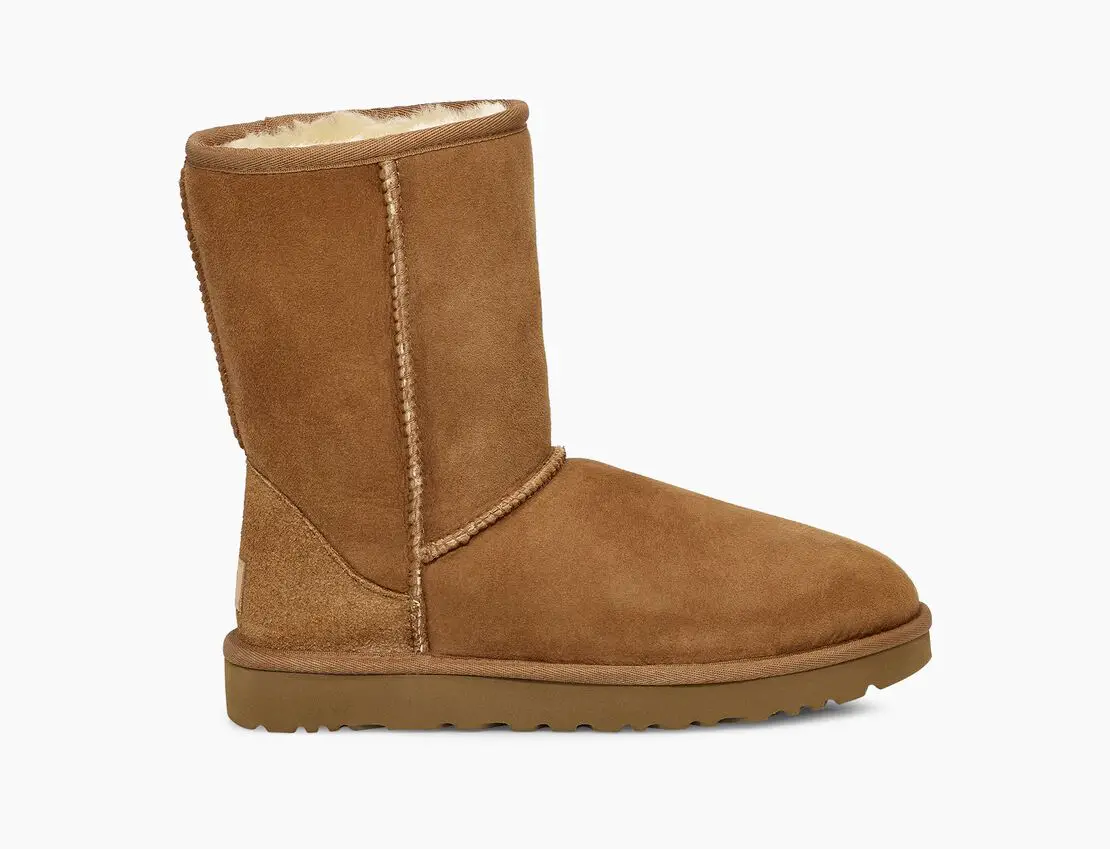 classic mini uggs in chestnut