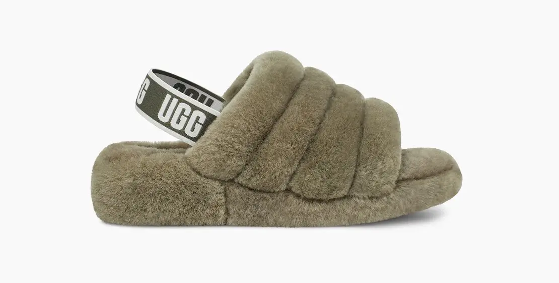 fluff yeah sling back slides