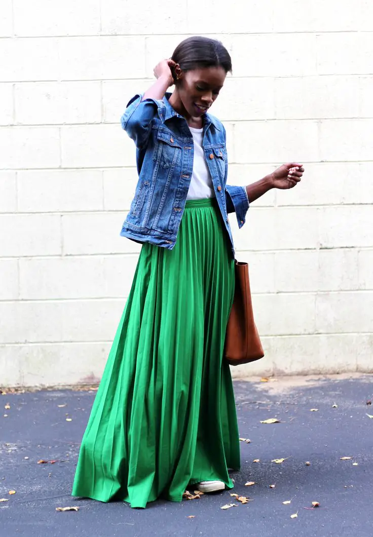 maxi pleats