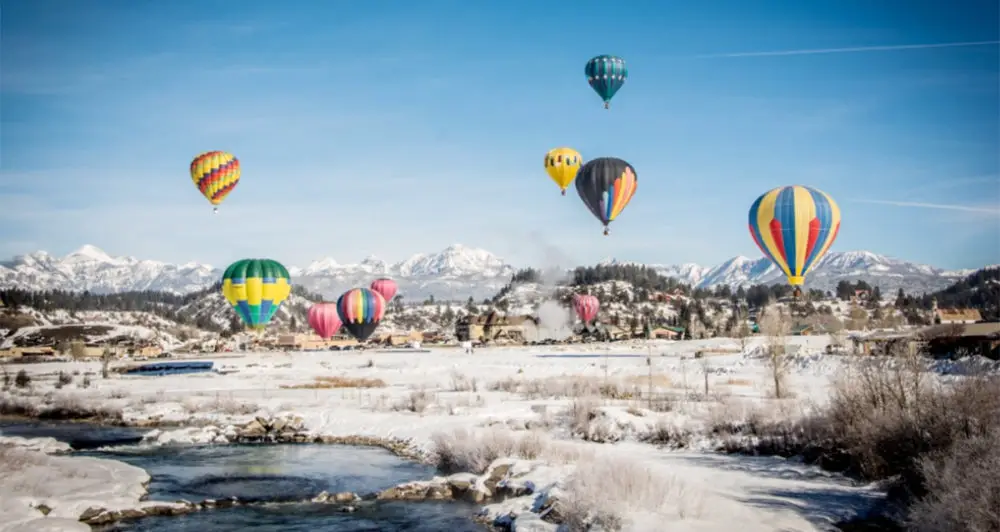 hot air balloon ride