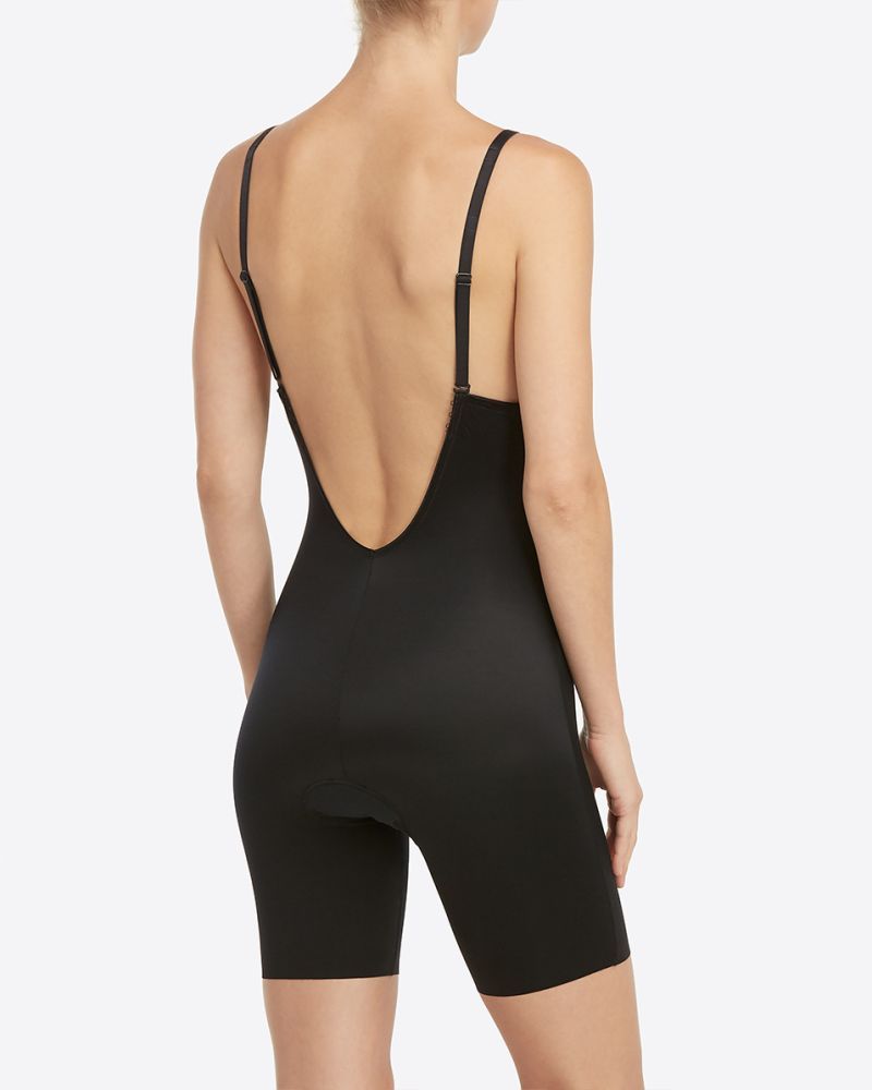 spanx suit your fancy low plunge bodysuit