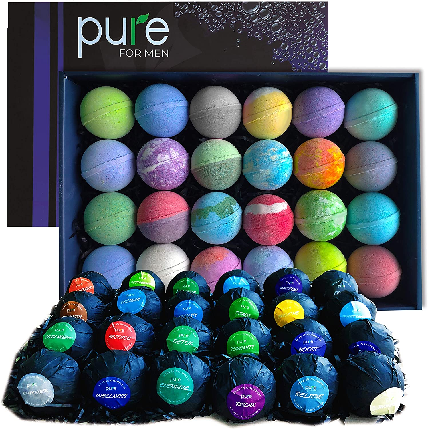 pure men bath bombs valentine's day gift ideas