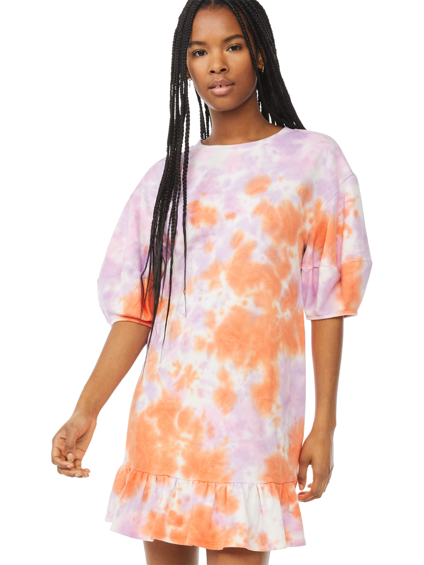 shortsleeved tiedye dress