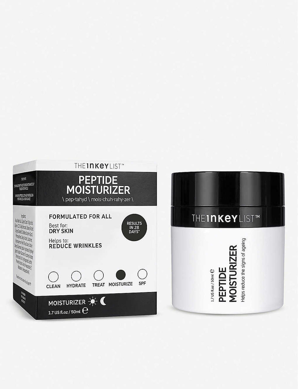 the inkey list peptide moisturizer