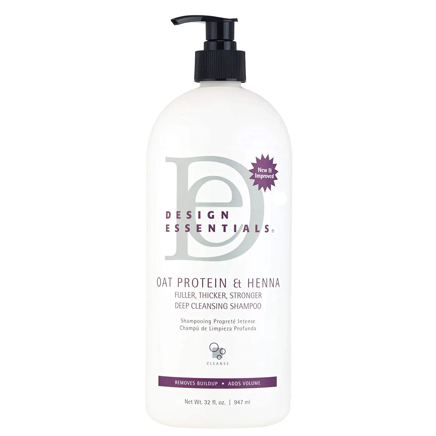 Design Essentials Oat Protein and Henna Deep Cleansing Shampoo