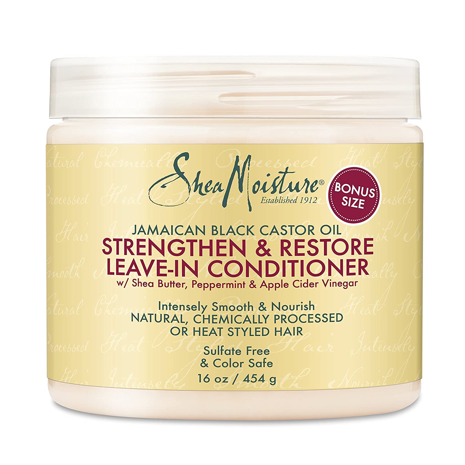 Shea Moisture: Jamaican Black Castor Oil Strengthen & Restore Leave-in Conditioner