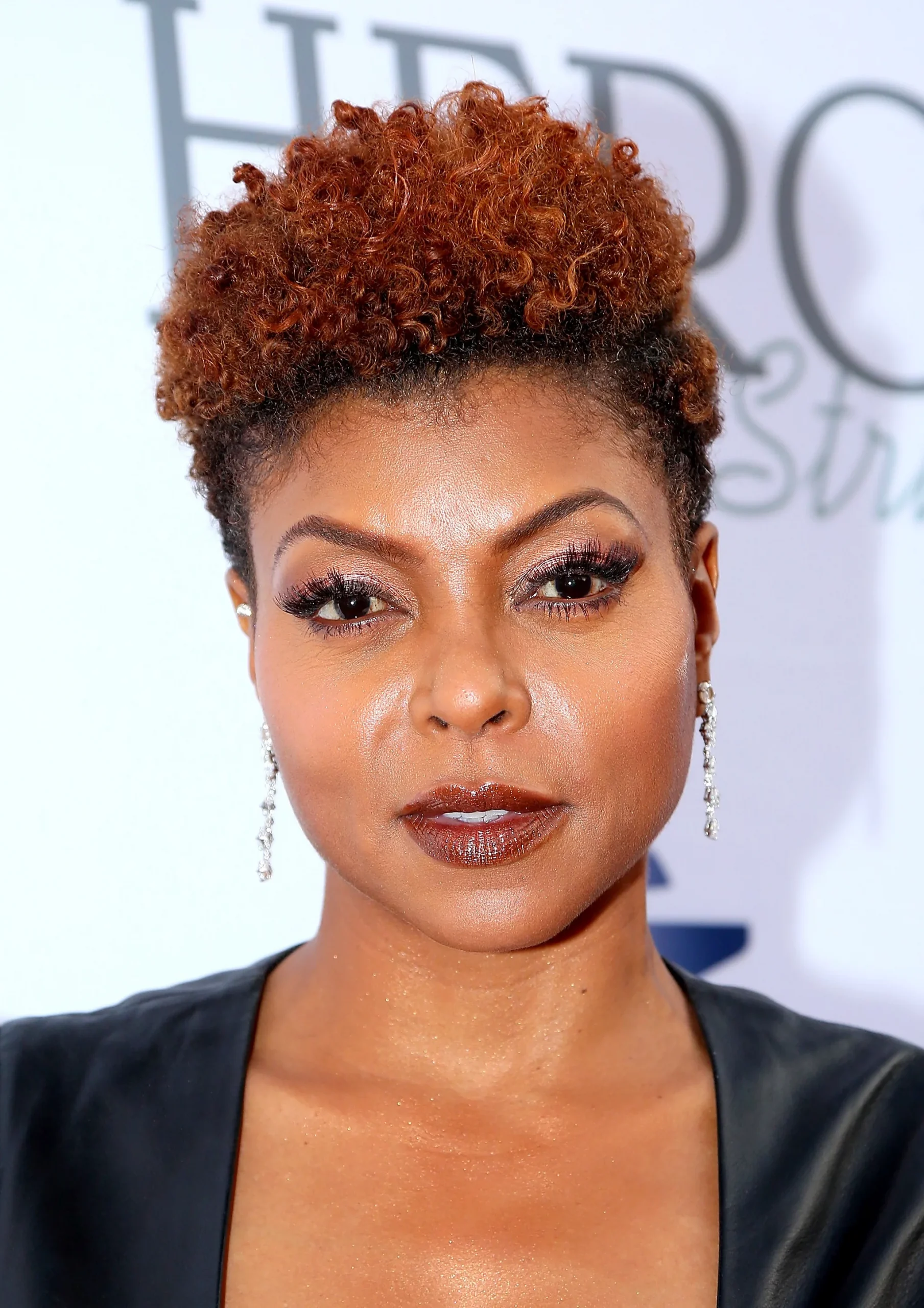 Taraji-P-Henson tapered colored haircut