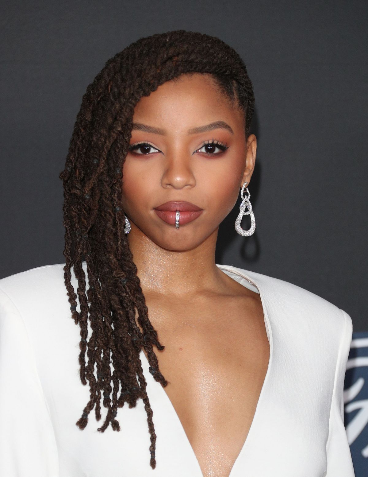 chloe bailey in female locs hairstyle