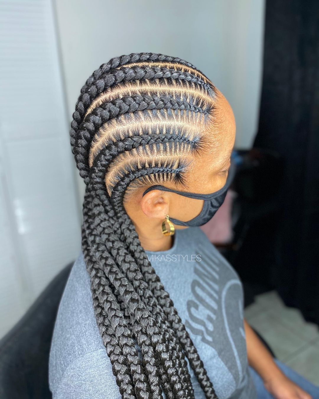 feed in cornrows