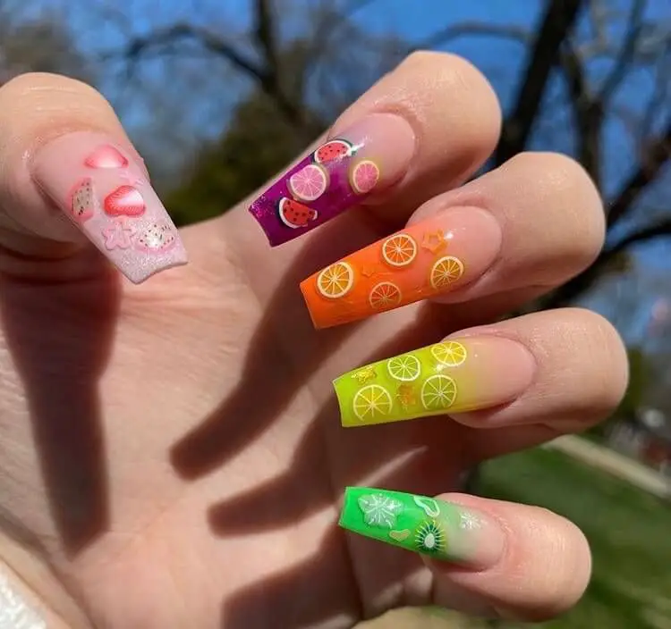 fruity nail designs